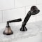 Kingston Brass KSK4305HLTR Transfer Valve Set for Roman Tub Faucet, Oil Rubbed Bronze KSK4305HLTR - alternate 2